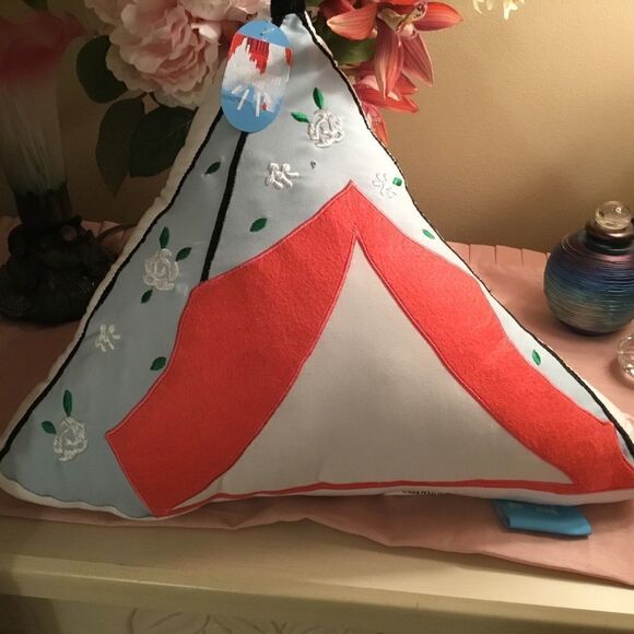 CLOSEOUT SALE NWT Tent Decorative Pillow - Picture 2 of 5